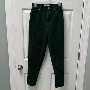 Twik Forest Green Women's Straight Leg Jeans
